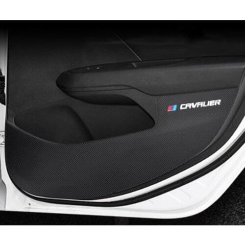 Car Interior Door Mat Anti Kick Pad Protector Decoration for Chevrolet Cavalier 2016 2017 2018 2019 Accessories Auto Styling