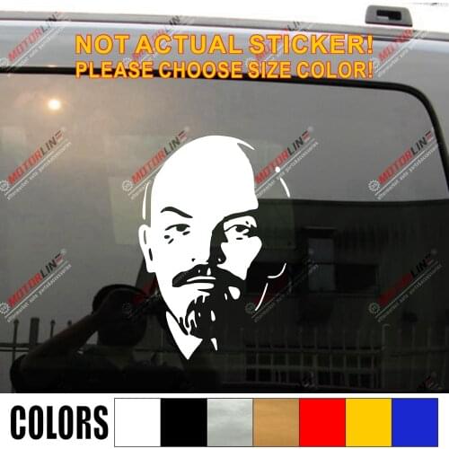 Lenin Russia Russian CCCP Soviet Union Decal Sticker Car Vinyl die cut pick size no background