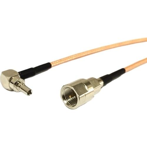 3G HUAWEI Modem Cable CRC9 Male Right Angle to FME Male Plug Pigtail Adapter RG316 15cm/30cm/50cm/100cm Wholesale