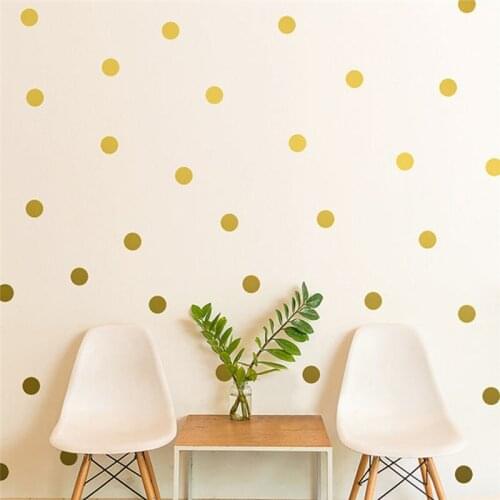 Nordic 3CM 54Pc Round Point Wall Sticker Childrens Room Kindergarten Classroom DIY Wall Sticker Art Wallpaper Photography Props