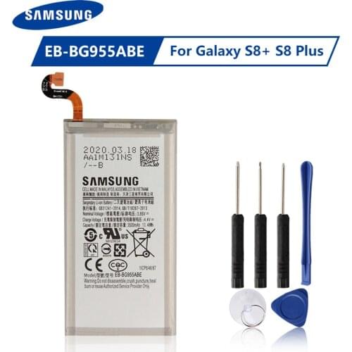 New Replacement Battery EB-BG955ABA EB-BG955ABE For Samsung GALAXY S8+ G9550 GALAXY S8 Plus S8Plus SM-G9550 SM-G955 3500mA