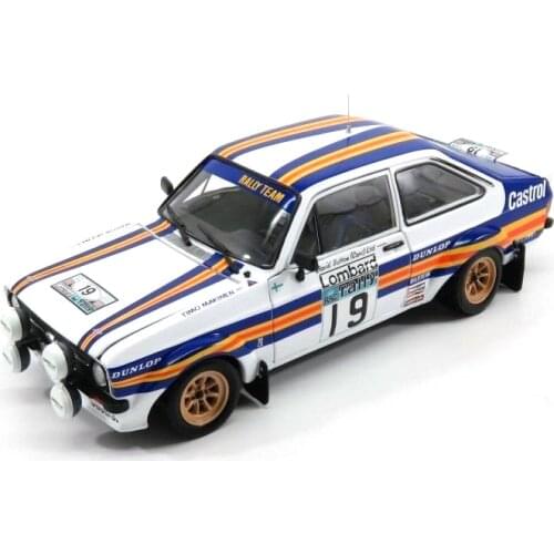 New Special Die Cast Metal 1/18 Us Department Escort RS1800 WRC 1979 Car Model Furniture Show Collectiontoys For Children
