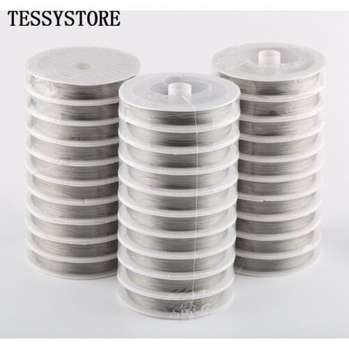Firm Smooth Steel Wire Beading Line Cord Thread String For DIY Necklace Bracelet Jewelry Making