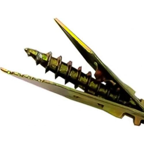 10Pcs Self Tapping Screws Expansion Design Sturdy Metal Easy Operation Reusable Self-drilling Anchors Kit for Home