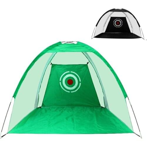 Foldable Golf Hitting Cage Training Aids Indoor/Outdoor Garden Grassland Golf Training Practice Net 1/2m Golf Sport Equipment