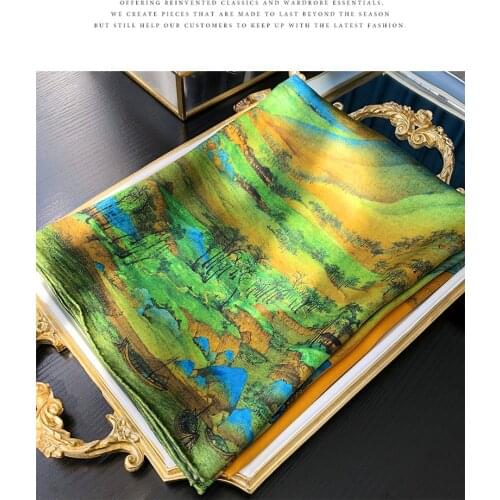 Silk square scarf Fashion women Ladies wrap hijab head scarf floral plain crepe satin New thickened 110X110 towel 12MM