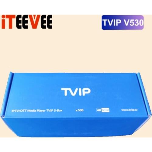1PC TVIP V530 Linux TV BOX For IPTV TVIP 530 Amlogic S905W Quad Core 1GB Ram 8GB Rom TVIP Box