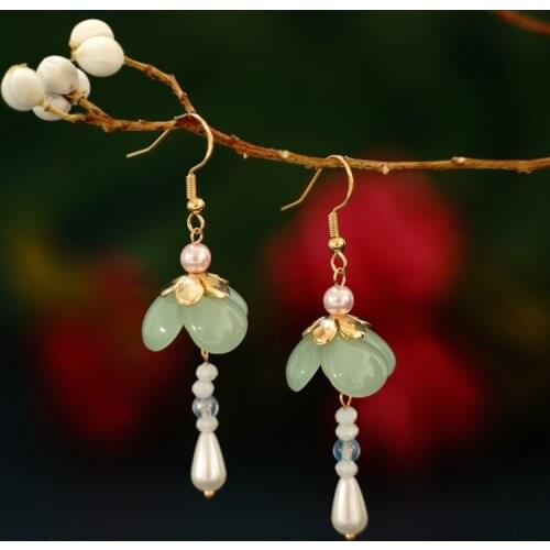 Vintage Hanfu Ancient Style Earrings Long Earrings For Women