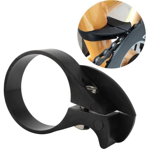 1pc Single Speed Chain Guard Adjustable Chain Guide Anti-Drop Gear Guide Deflector Protective Cover Bicycle Parts Acccessories