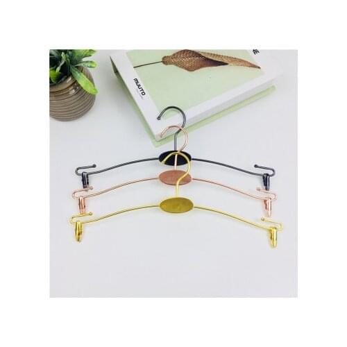 10Pcs Gold rose gold silver Stainless Steel Trousers Rack Clip Anti-slip Clothespin Pants Clamp Clothes Hanger