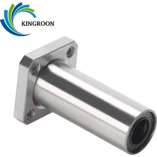 KINGROON 2pcs LMK8UU LMK12UU LMK12LUU Flange Linear Ball Bearings Aluminum Bearing 3D Printer Part Extended Bush Parts