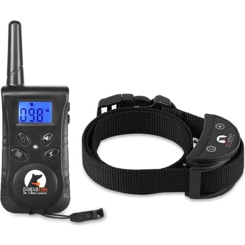 2020 Original 3 Modes 500M Rechargeable Dog Training Collar Electrical Anti Bark Waterproof Remote Pet Dog Shock Training Collar