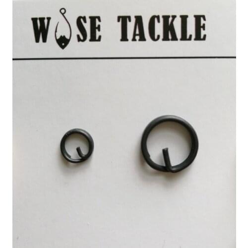 50PCS Wise Tackle Q Ring Clips- Speed links -Carp Terminal End Tackles for Multi Rigs Quick Change-Carp Fishing