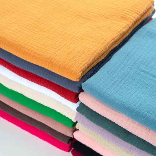 50cm*130cm Double cotton Soft Linen Cotton Fabric baby cloth For Sewing DIY Handmade Clothes Patchwork Fabric