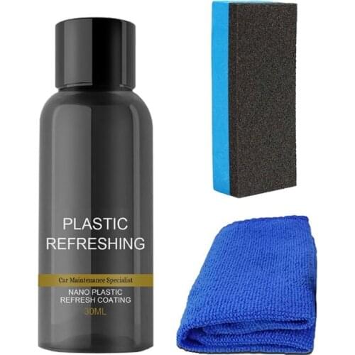 Car Plastic Parts Refurbishing Gel Liquid Professional Ceramic Coating Car Wax Polish Cream Waterproof Liquid Wax