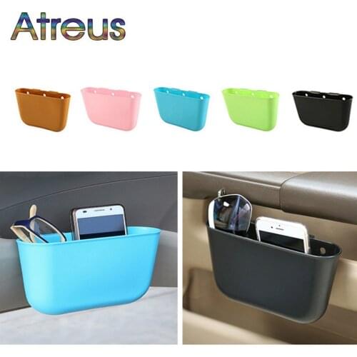 Car Hanging Phone Holder Storage Bag For Mercedes Benz W204 W203 Accessories Citroen C5 C3 C4 Volkswagen Polo VW Golf 5 7 T5