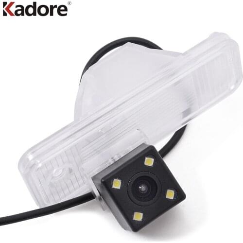 For Hyundai IX45 Santa Fe 2014 2015 2016 Car Rearview Camera HD CCD 4 LEDs Night Vision Waterproof Car Parking Assistance