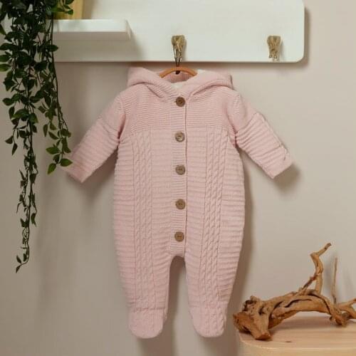 CARAMELL TRİKO ÖRME TULUM PEMBE 004