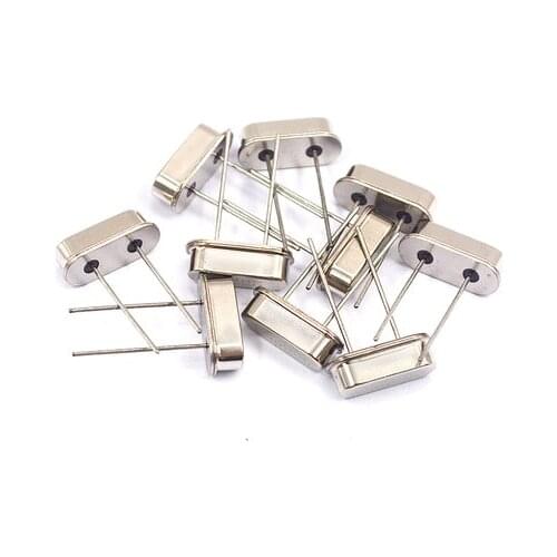 10pcs 4Mhz 6Mhz 8Mhz 12Mhz 16Mhz 20Mhz 24Mhz 32.768K 2*6 32.768K 3*8 Quartz Crystal Resonator Passive Oscillator HC 49S