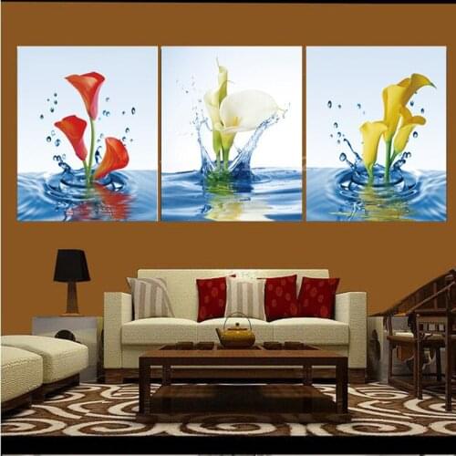 3 Panle Modular Picture Modern Printed Canvas Painting Picture Landscape Canvas Painting Wall Art Home Decor Pictures Unframed