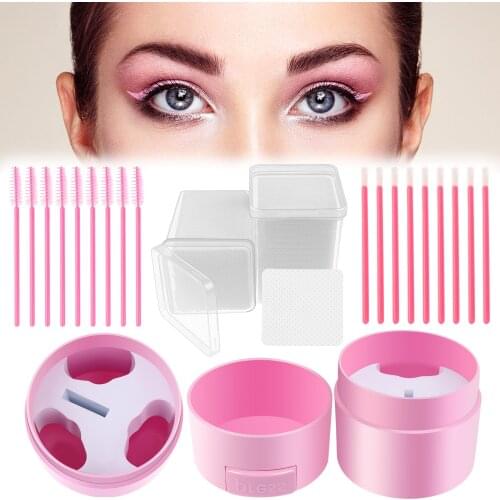 Totally 501 Pieces Lash Extension Supplies Set, With Glue Extension Glue Storage Contain