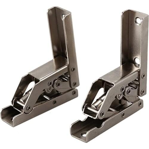 New 90 degree folding Hinge simple installation conversion 180 degree table support sheet concealed flap hinge x2