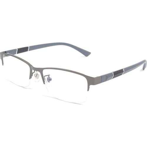 Glasses transparent SemiRim Alloy Front Rim Flexible Plastic TR-90 Temple Legs Optical Eyeglasses Frame For Men Women Eyewear L3