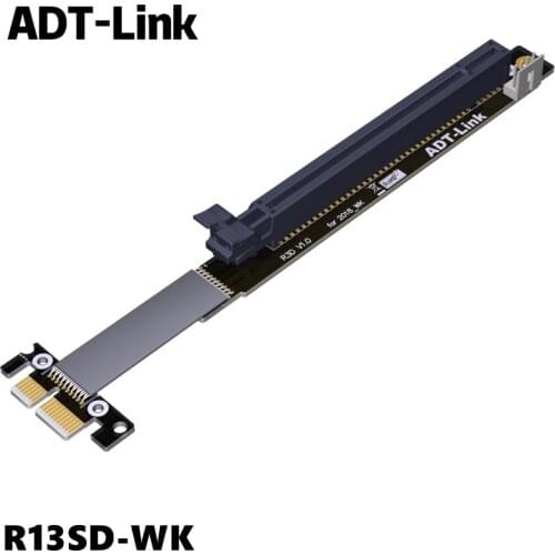 New Gen3.0 PCIe Riser M.2 NVMe Video card extension line PCIe 3.0 x16 to X1 a card n card full speed compatible with non USB ADT