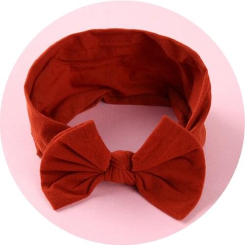 New Braid Nylon Hair Bows Headband Knot Solid Wide Nylon Headbands Turban Hair bands For Girls Baby Girl Hair Accessories