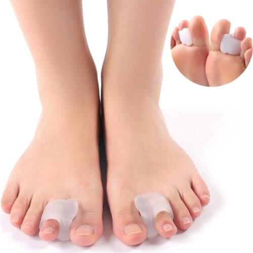 2pcs Toe Separator Insoles Ring Separation Hallux Valgus Correction Pad Foot Care Orthopedic Foot Toe Hallux Valgus Correct