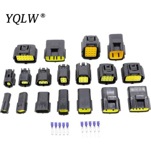Denso AMP 1.8mm 1/2/3/4/6/8/10/12/16Pin Connector Automotive Waterproof Electrical Wire Plug Oxygen Sensor Car Connector