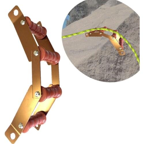 Rock Hiking Climbing Rope Edge Roller Protector Rope Defender Protection System Incredibly Smooth Friction Reduction Gear