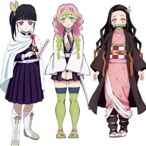 Anime Demon Slayer Iron On Patches For Clothing A-level Washable Thermal Hot Transfers Sticker On Clothes T-shirt Jeans Applique