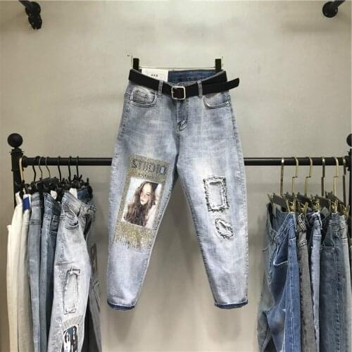 Женские летние джинсы WhatsNice China At AliExpress