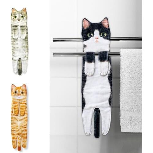 Japanese Cat Bath Towel Household Cute Couple Microfiber Absorbent Towel Cartoon Bath Towel Hot Sale