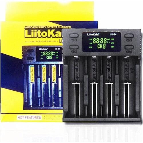 LiitoKala Lii-S1 Lii-S2 Lii-S4 Battery Charger for 18650 26650 21700 18350 NiMH Battery