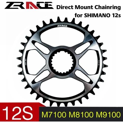 ZRACE 12s Chainrings 32T/34T/36T/38T for Mounting MTB Bike SHIMANO SLX 7100/8100 12v Direct Mount Crank,Excellent Workmanship