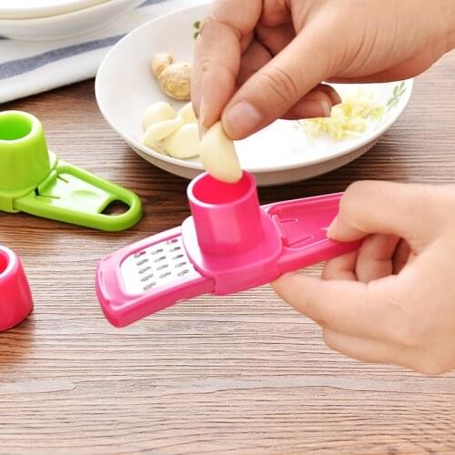 1PC Multi Functional Ginger Garlic Grinding Grater Planer Slicer Cutter Cooking Tool Utensils Garlic Peeler Kitchen Accessories