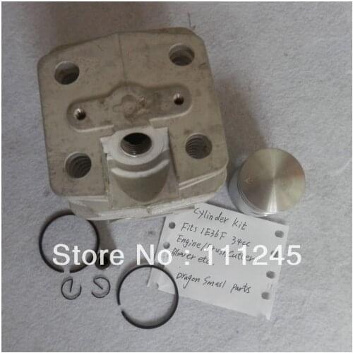 CYLINDER ASSY 36MM 1E36F 36F 34CC 2 STROKE STRIMMERS BRUSHCUTTERS ZYLINDER HEAD PISTON RINGS PIN CLIPS KIT