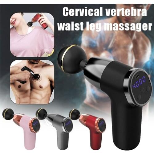 2021 Fascia Muscle Massager Relaxer Massage Fitness Electric Silent Muscle Deep Massage Machine Mini Multi-Function SSwell