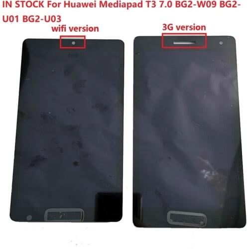 7" for Huawei Mediapad T3 7.0 3g or wifi BG2-W09 BG2-U01 BG2-U03 lcd display screen Touch panel screen Digitizer Glass Sensor