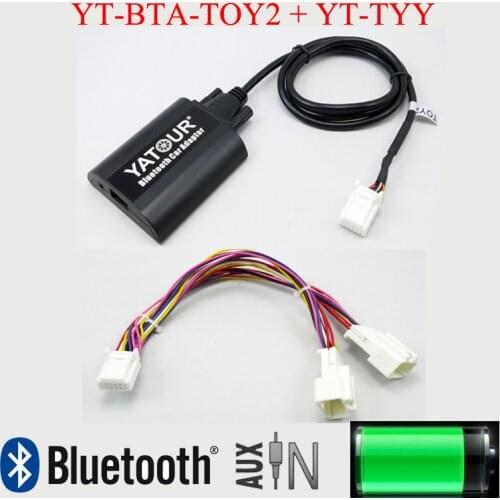 Yatour BTA Bluetooth adapter car radio MP3 player for Toyota Lexus 6+6pin radios