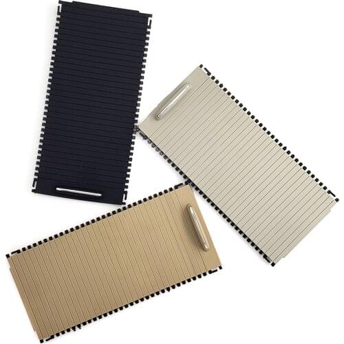 Car Inner Indoor Centre Console Roller Blind Cover For Mercedes Benz C-Calss W204 S204 E-Class W212 S212 Cup Holder Plate