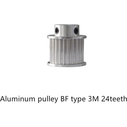 BF type 24 teeth 3M Timing Pulley Bore 5mm 6mm for HTD3M belt used in linear pulley 24Teeth 24T