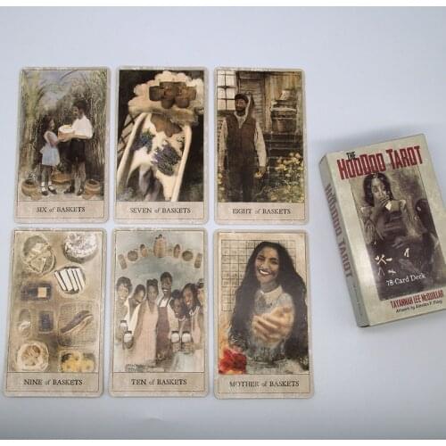 G92F 78 Cards Deck The Hoodoo Tarot Full English Oracle Card Mysterious Divination Fate Family Party Board Game