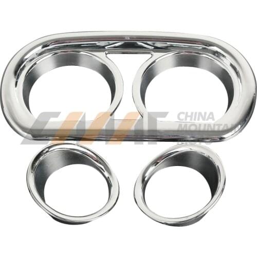Chrome Gauge Bezel Trim Kit case for Harley Road Glide FLTRX Special FLTRXS 2015-2017