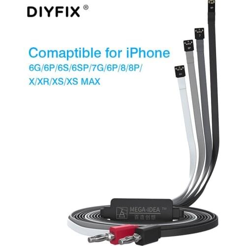 Qianli Power Cables For iPhone 6G/6P/6S/6SP/7G/7P/8/8P/X/XR/XS/XS MAX DC Power Supply Current Boot Up Activation test line Cable