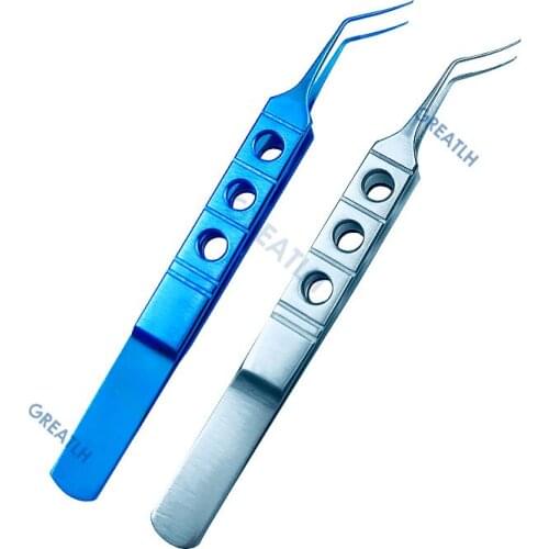 Utrata Style Capsulorhexis Titanium105mm Forcep 85mm Stainless Steel Veterinary Ophthalmic Tool