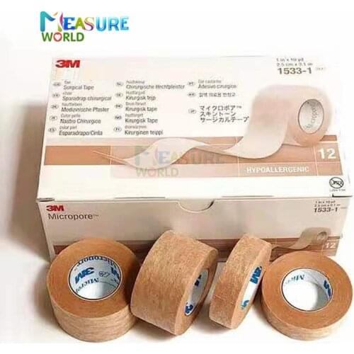 3M Micropore Surgical Tape Thin and Soft Best Quality Tape for Eyelash Extensions Tools Gentel On Skin