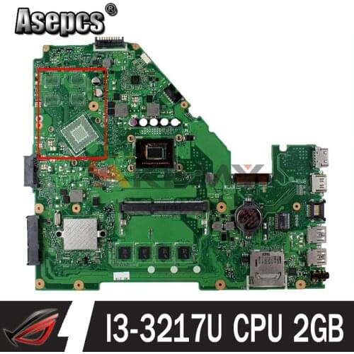 X550CA mainboard with I3-3217U CPU 2GB RAM GM For ASUS X550CC A550C R510C X550CC Y581C X552C X550CA laptop motherboard test OK